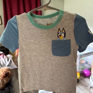 Little sleepies pocket tee 2T